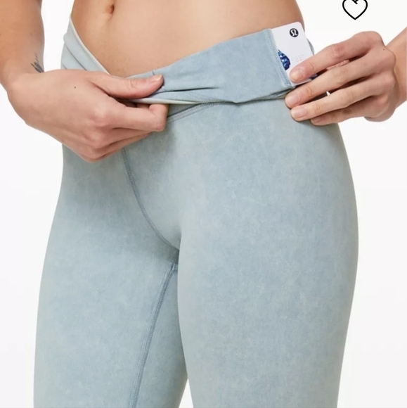 Lululemon Wunder Under HR crop 21" FLux Designed For Yoga Pants - Size 4 - Picture 4 of 11